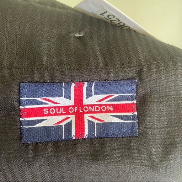 NWOT Soul of London Gray Glen Plaid Suit Pants Size 33R - Picture 10 of 15